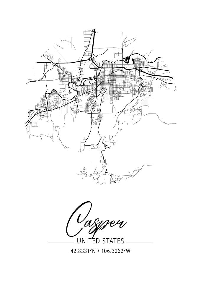 Casper City Map