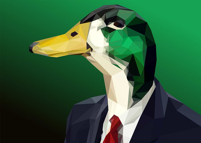 mallard wear suit meme