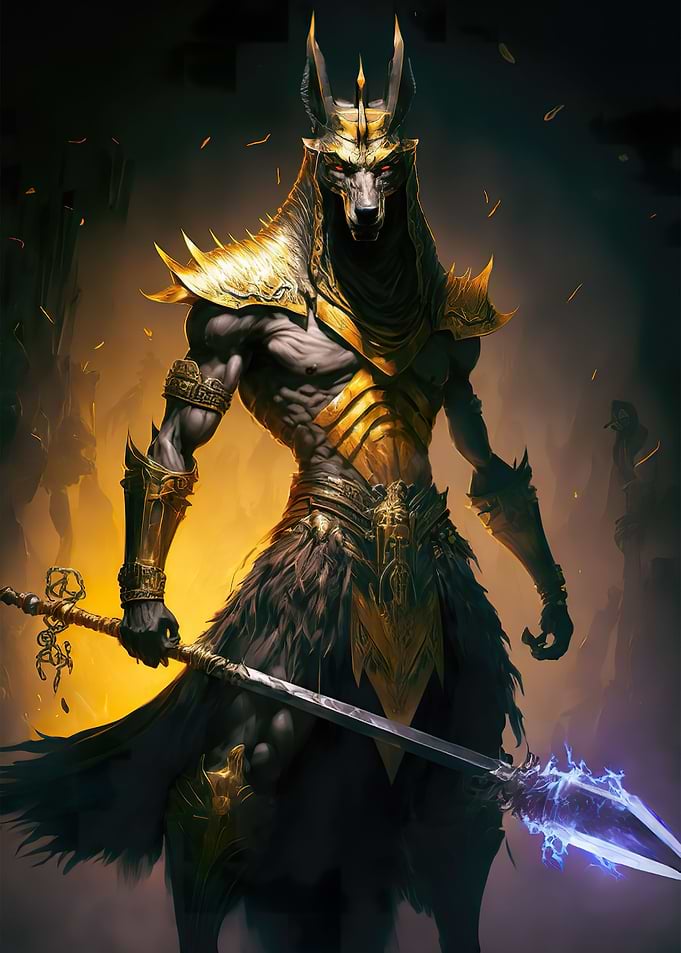 The God Anubis