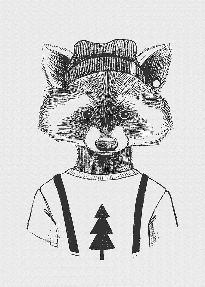 Vintage Sketch Animal