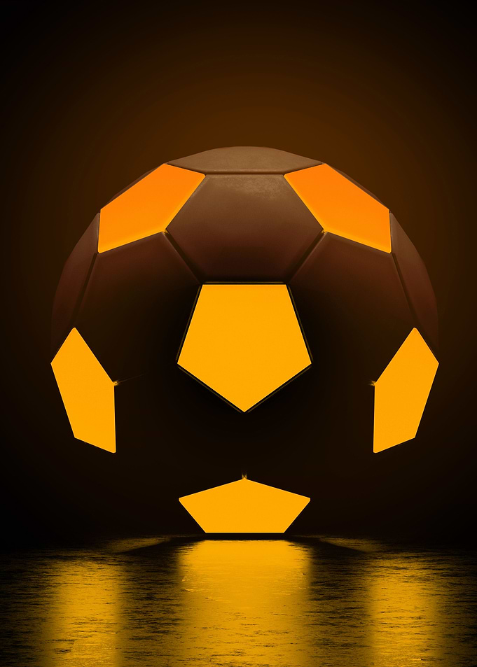 Neon Football Soccer