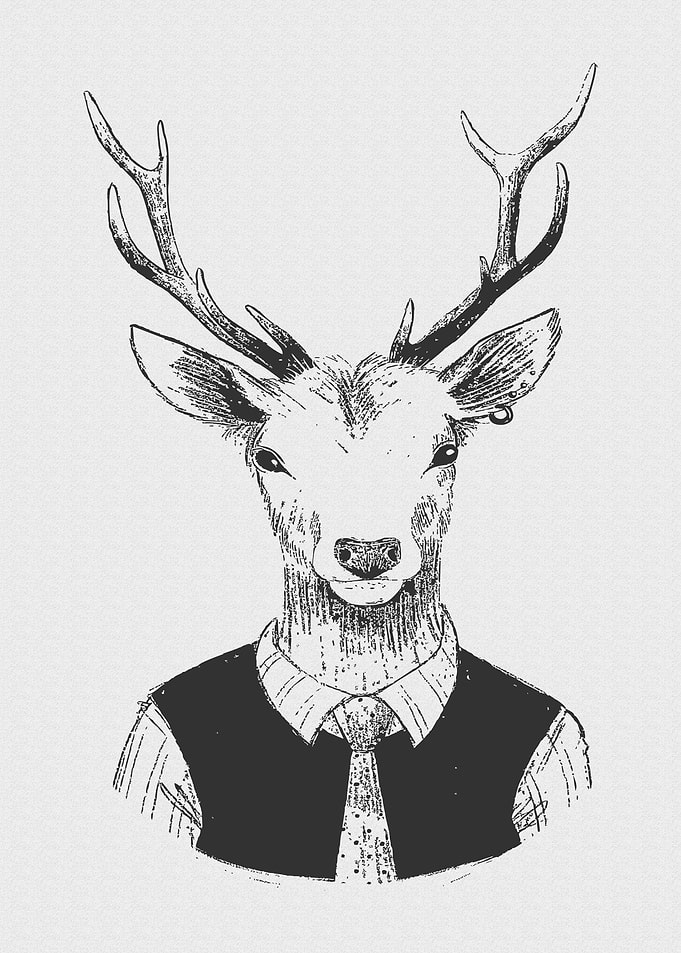 Vintage Sketch Animal