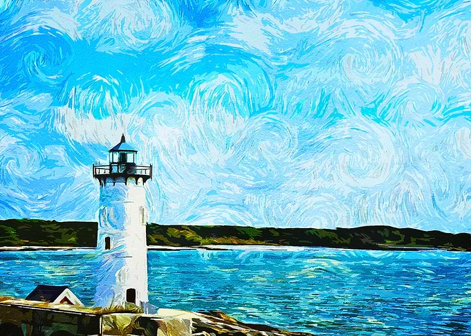 Light House at the Sea