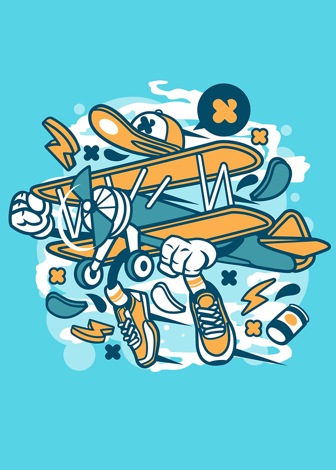 Aeroplane sneakers
