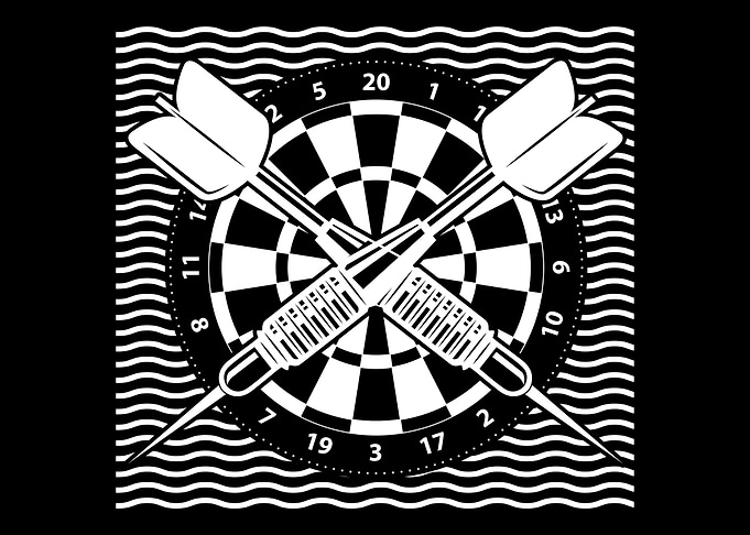 Dartboard Men Darts