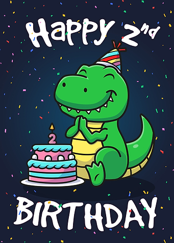 Happy 2nd Birthday Dino