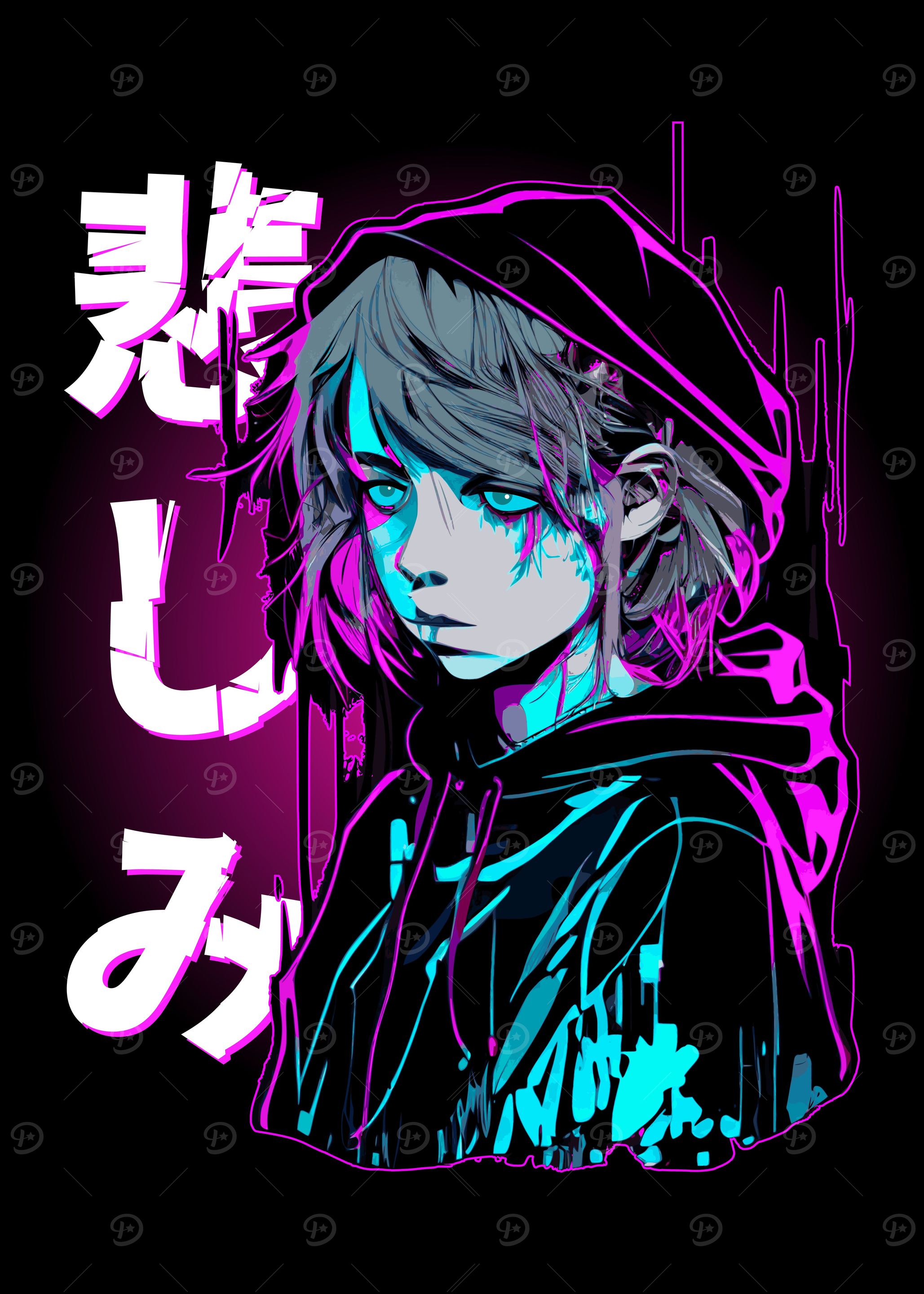 Urban Sad Anime Boy