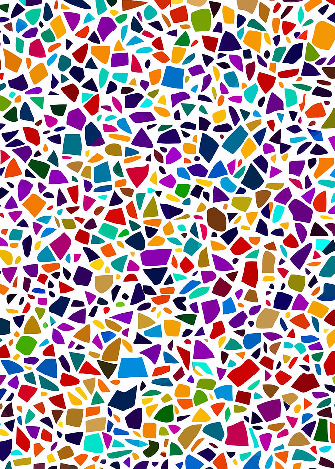 Rainbow Pebble Terrazzo