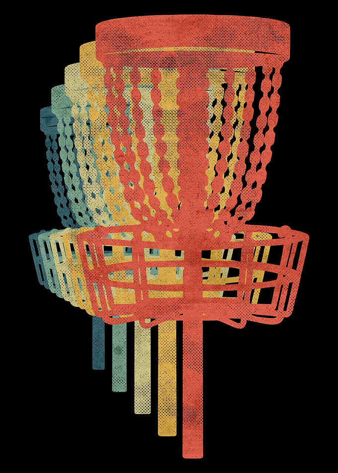 Disc Golf Frisbee Basket