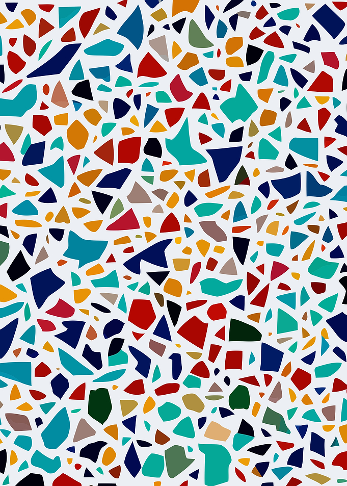 Flat Broken Terrazzo