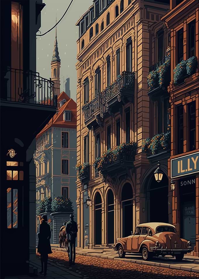 lyon Pixel art