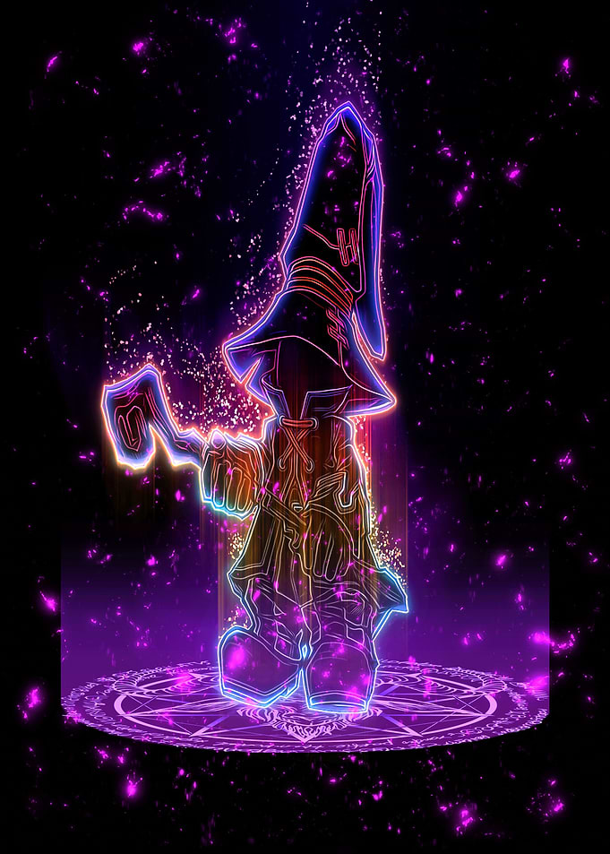 Black Mage summon art