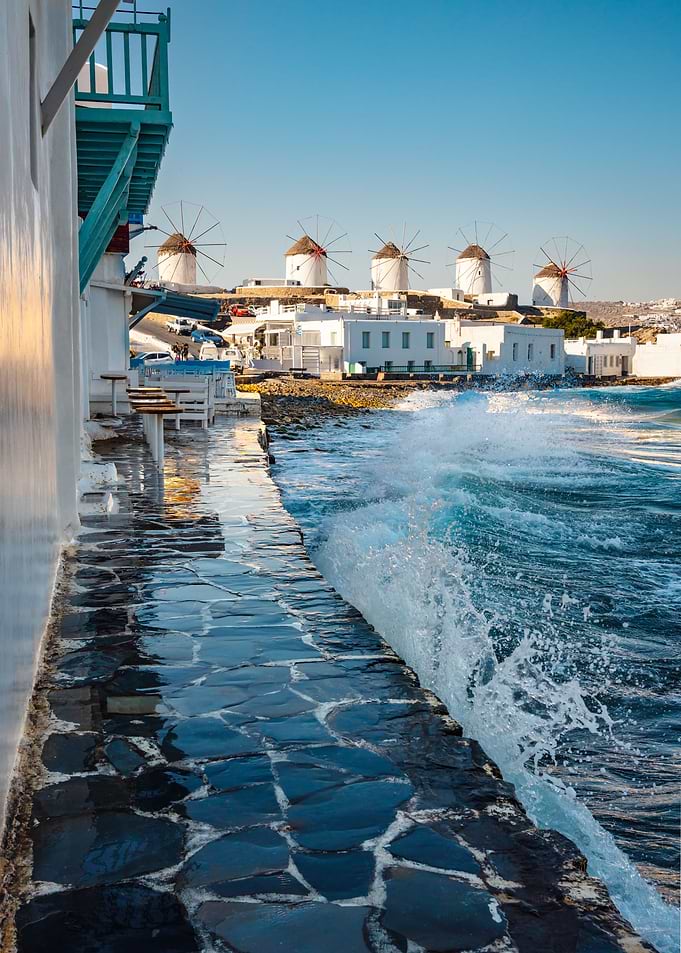 Famous windmills Mykonos