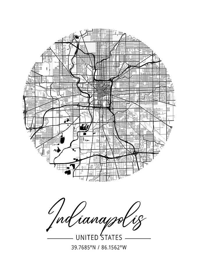 Indianapolis City Map