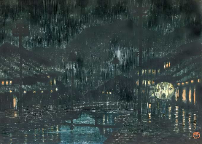 Ukiyoe Tajima Kinosaki