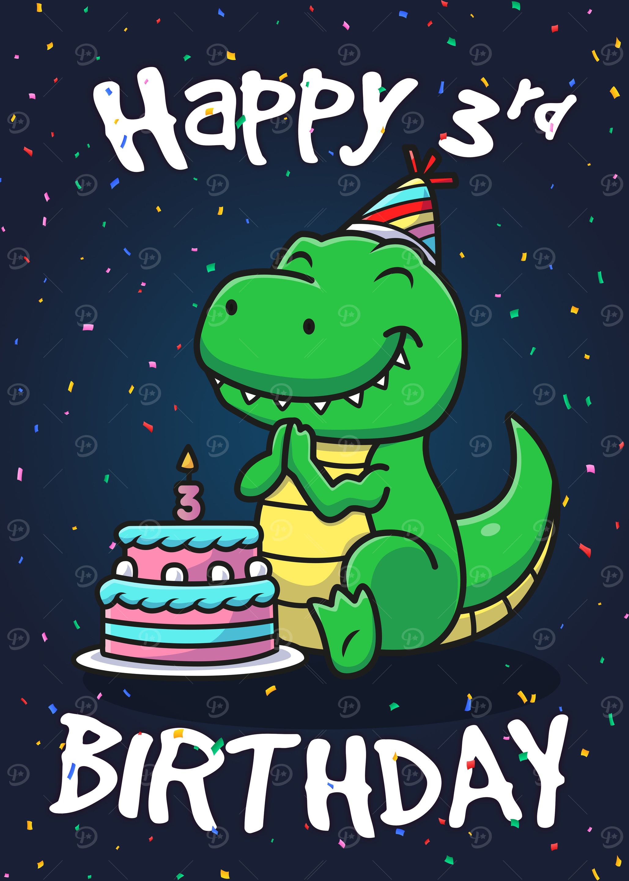 Happy 3rd Birthday Dino