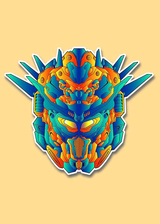 Gradient gradient cyborg