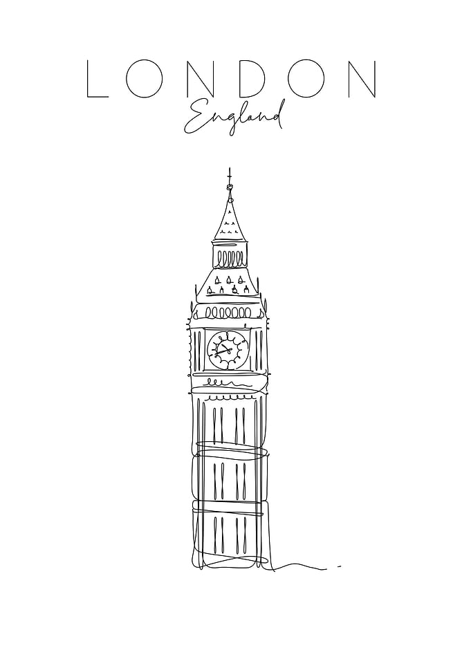 Poster UK Big Ben