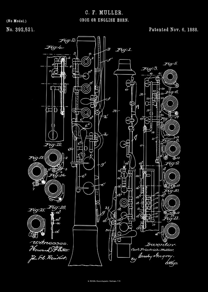 Oboe patent 1888