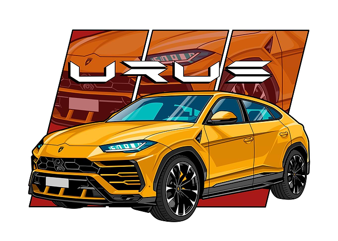 Lamborghini Urus Poster