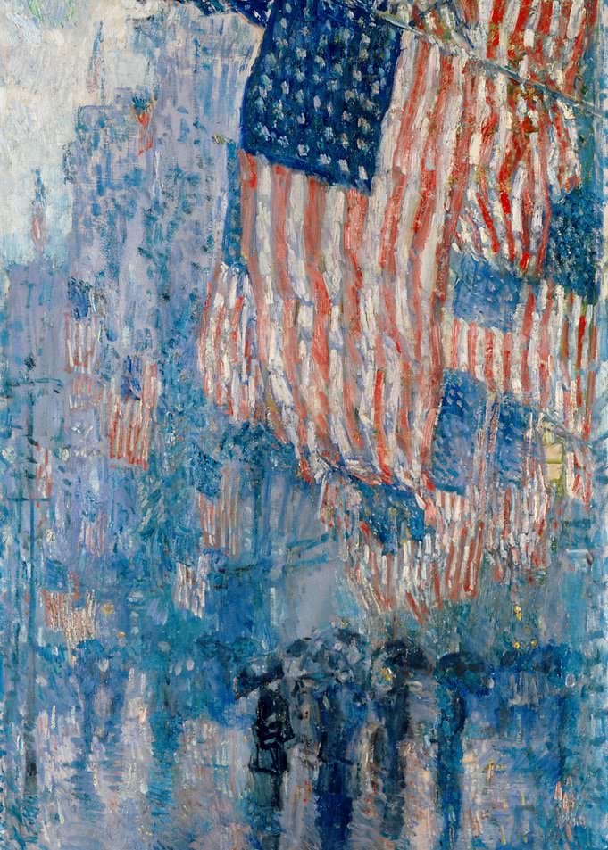 Avenue in the Rain