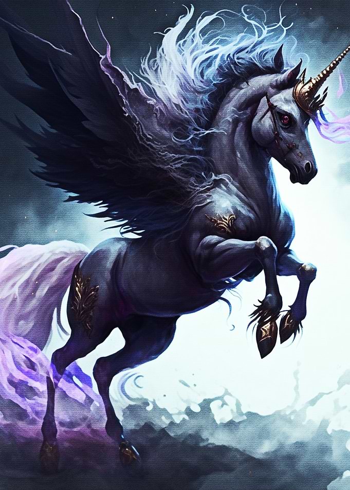 Evil unicorn magic