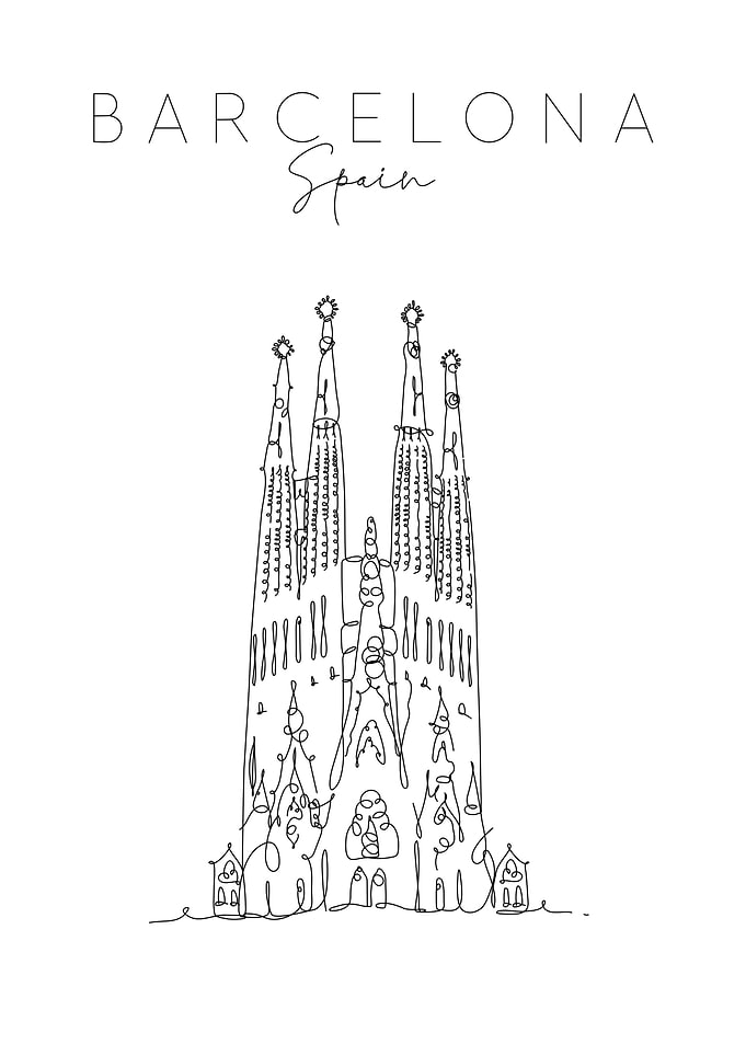 Barcelona pen line style