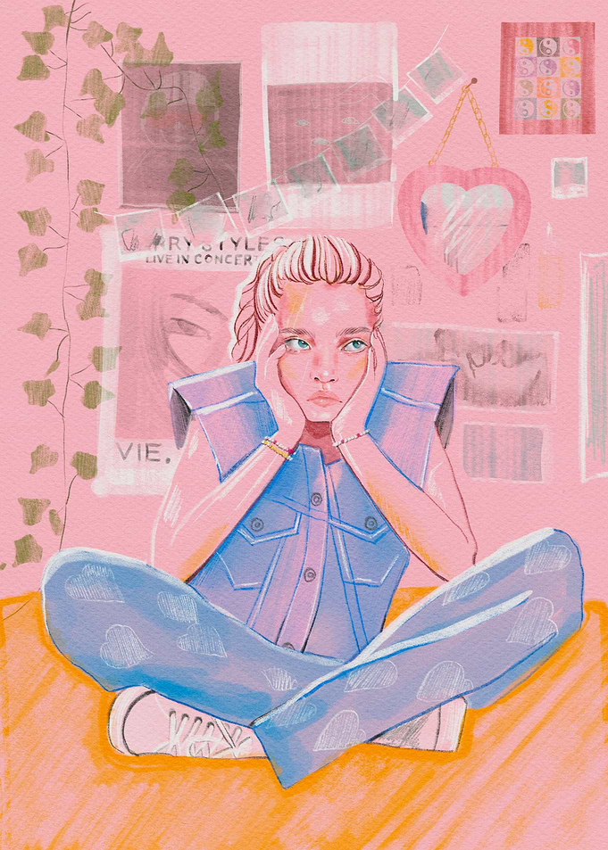 Teenage Girl and Sadness