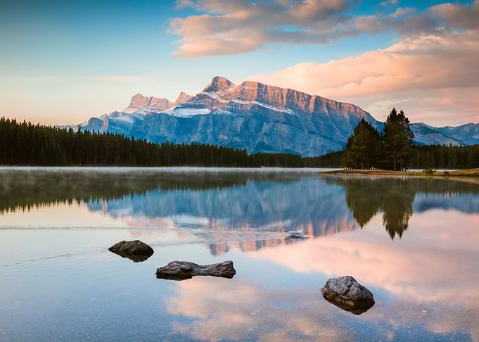 Two Jack lake Banff Canada