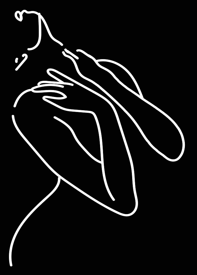 One Line Art Woman