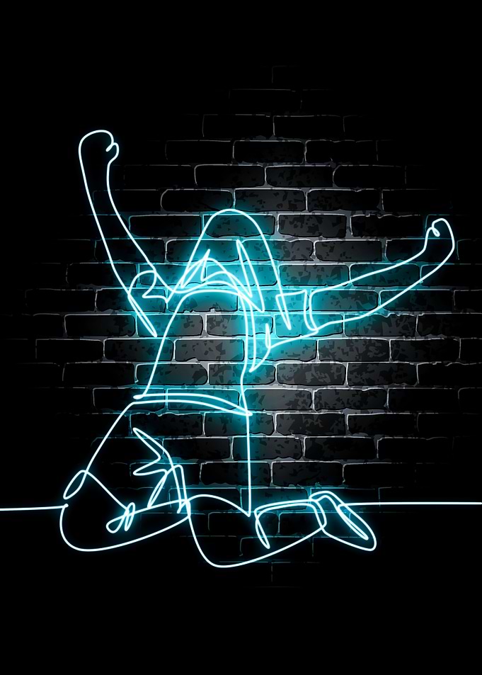 Neon Football Sport