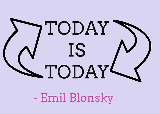Today is Today