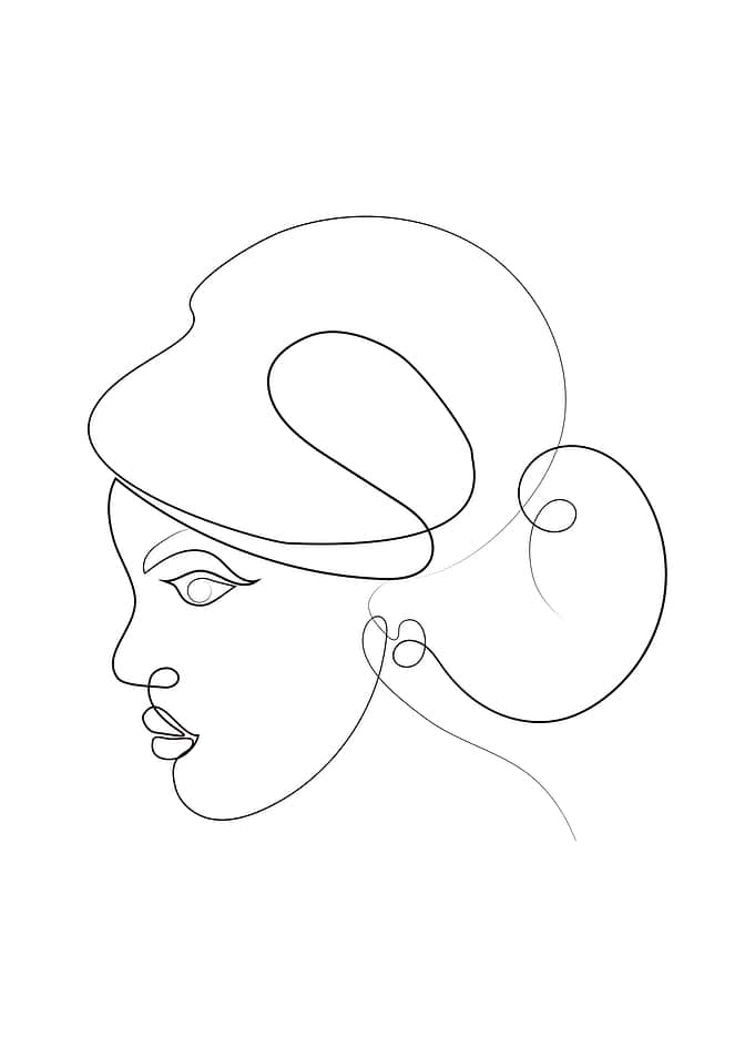 Erotic angry woman face
