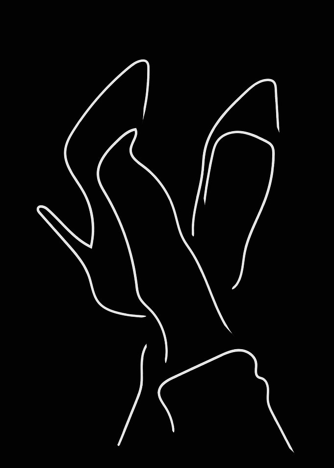 One Line Art Woman