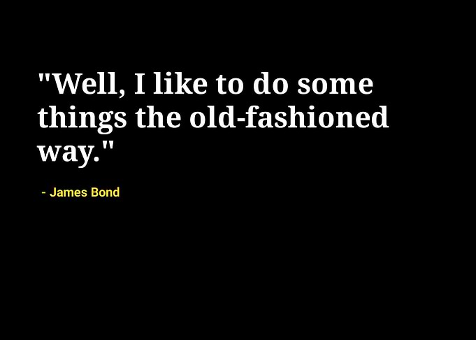 James Bond quotes