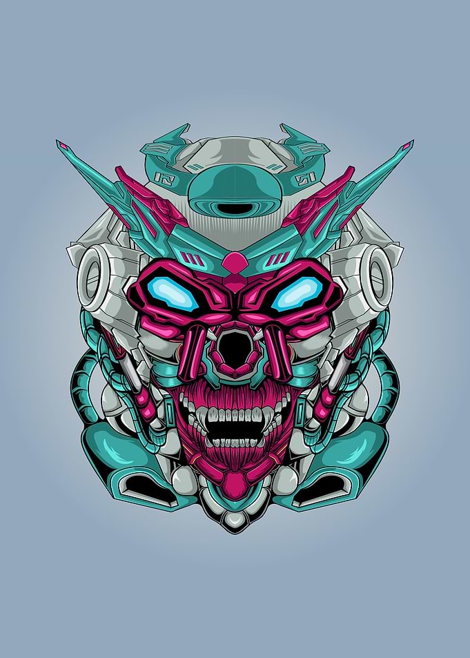 Japanese robot head