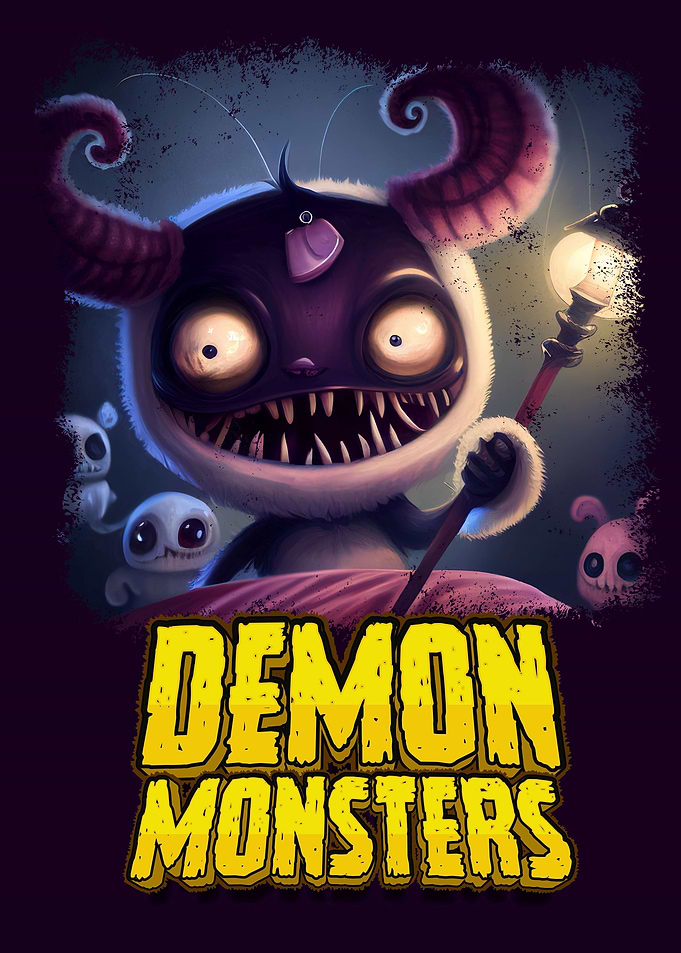 Cute Satanic demon Monster