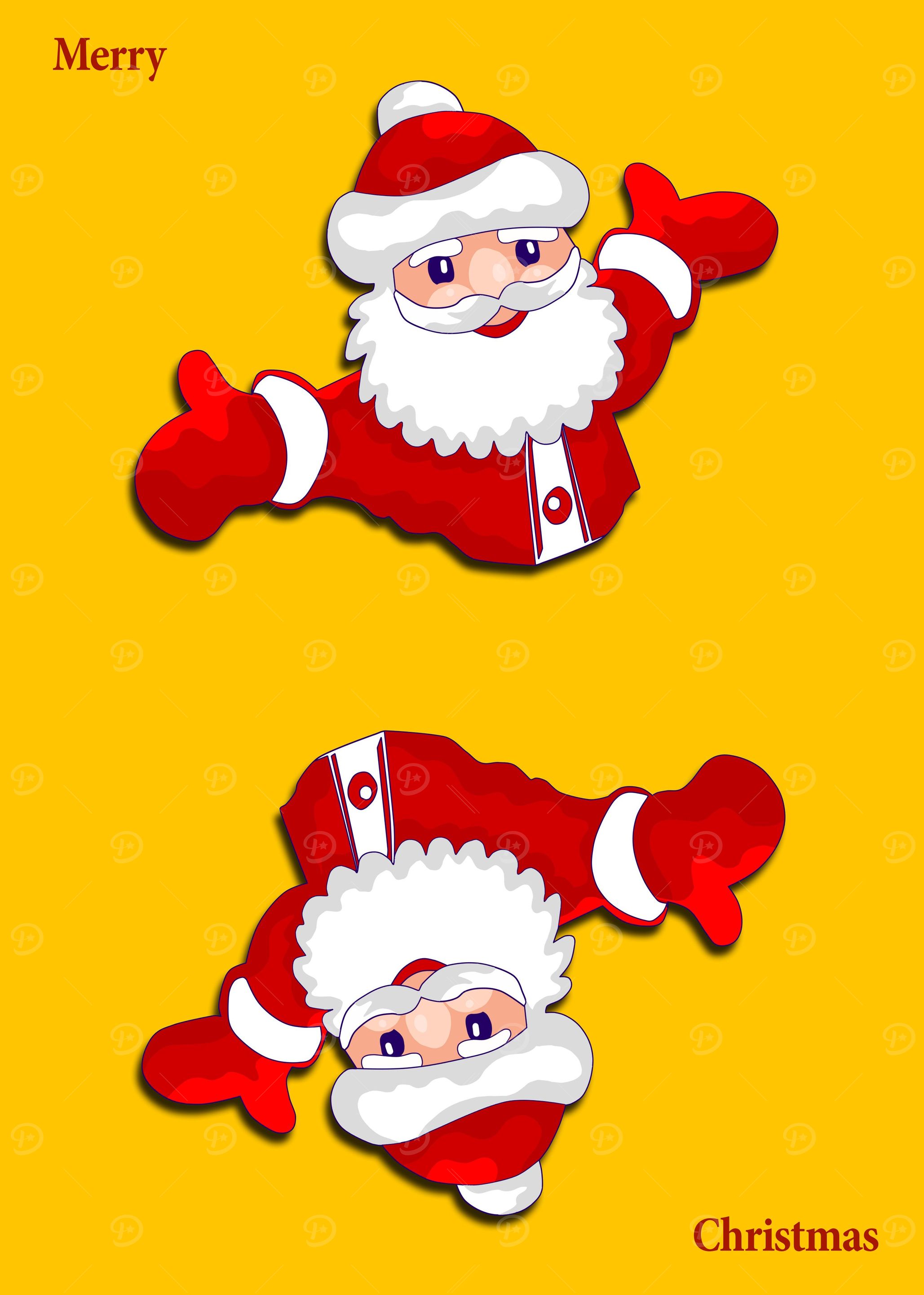 santa claus minimalist