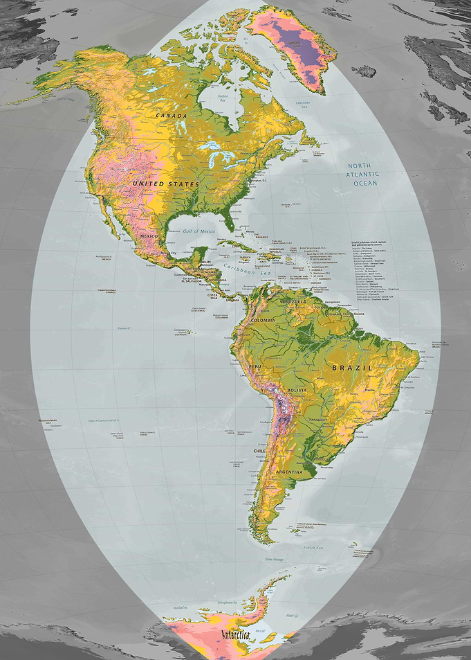 Americas Map