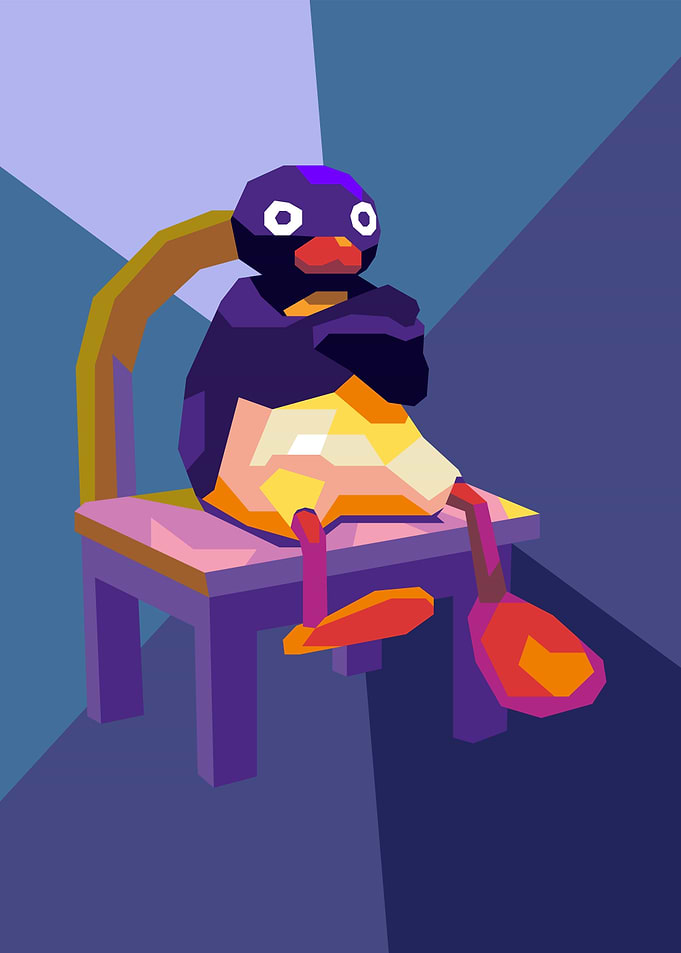 angry pingu meme