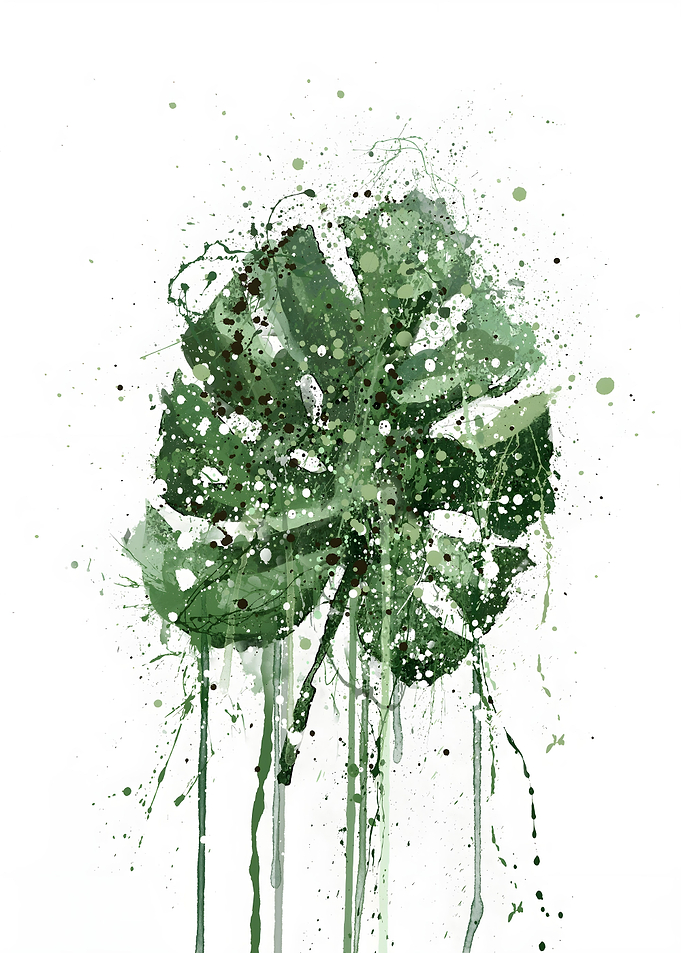 Botanical Monstera Leaf