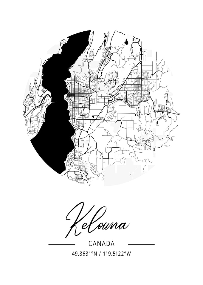 Kelowna City Map