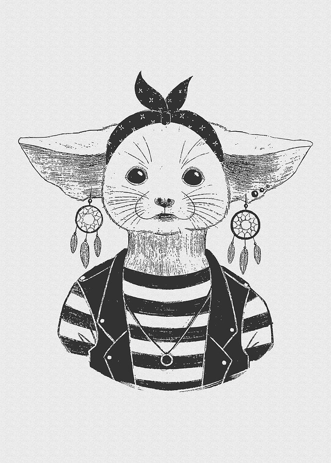 Vintage Animal Fashion