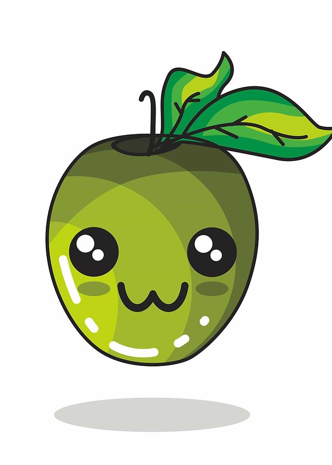 Emoticon Apple Cute Art