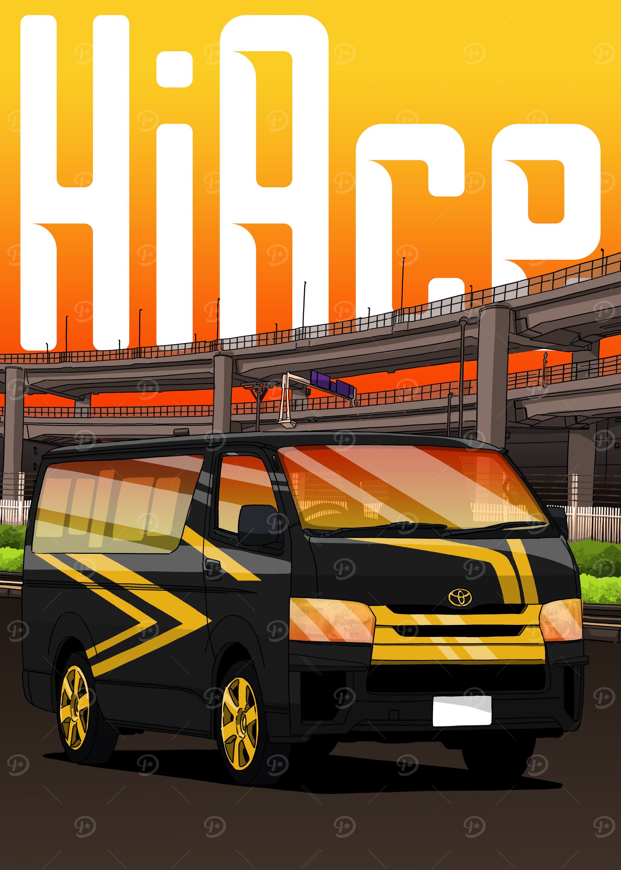 Toyota HiAce in Tokyo