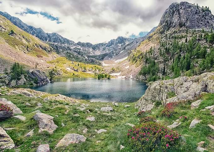 French Alps Landscape
