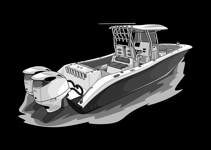 Boats Grayscale