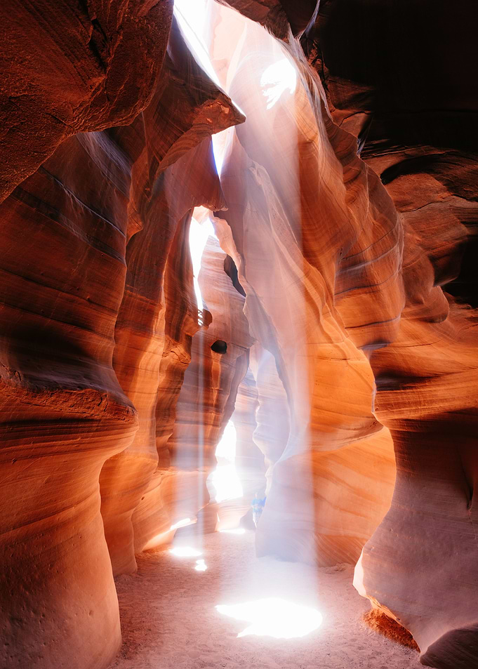 Light at Antelope Canyon