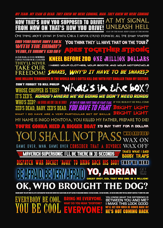 Famous movie quotes