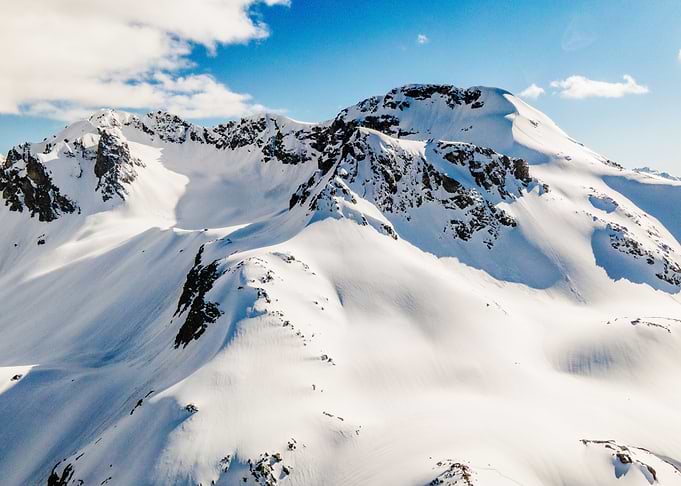 HILLS COVERED IN SNOW